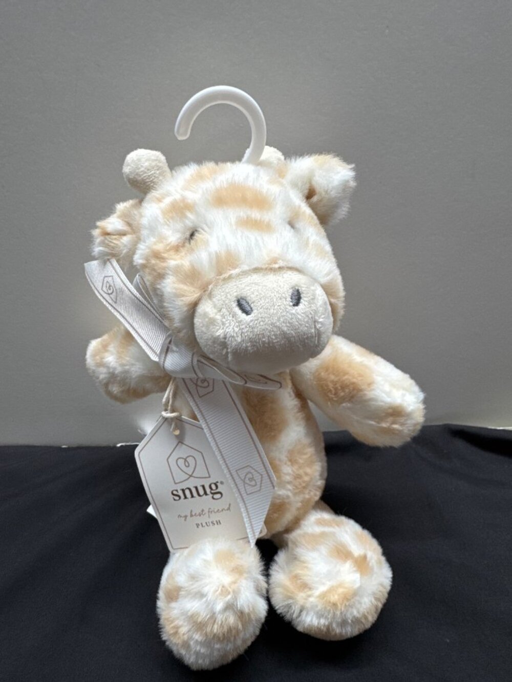 Snug My Best Friend Plush Giraffe Beige & White 12" Polyester Stuffed Animal Bab